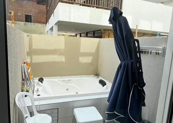 Flat Com Hidromassagem Privativa E Piscina No Rooftop No Centro De Porto Pôrto das Galinhas