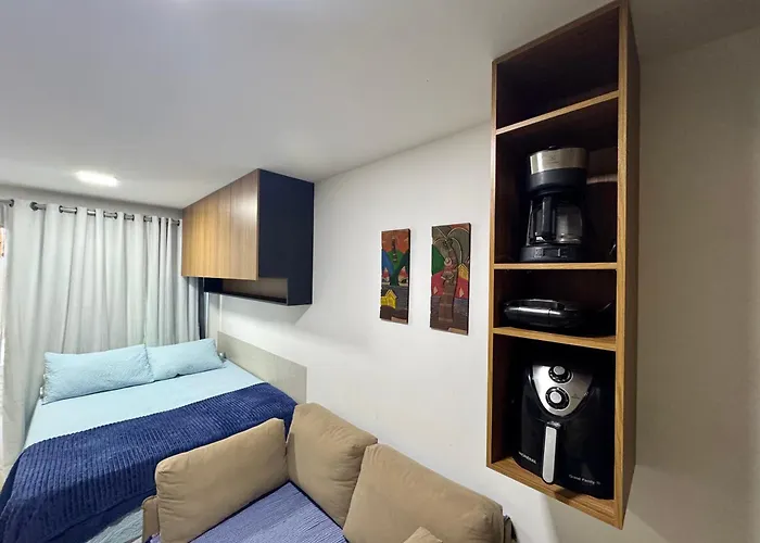 Flat Com Hidromassagem Privativa E Piscina No Rooftop No Centro De Porto Pôrto das Galinhas